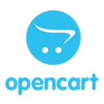 OpenCart logo: professional platform for creating online stores and e-commerce: brand awareness