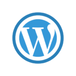 WordPress content management system logo: analytics